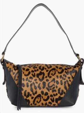 AIMEE Riley Hobo Bag Leopard Haircalf